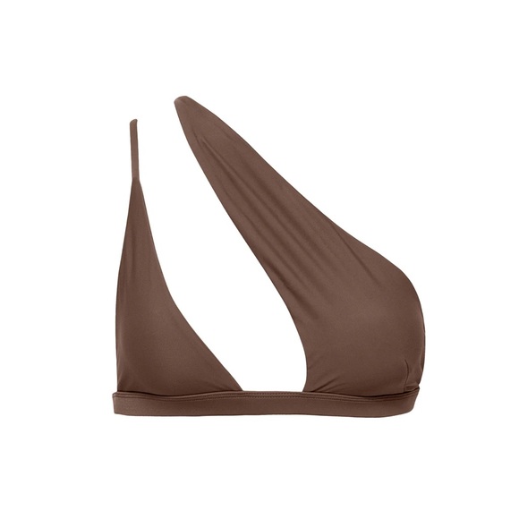 Lea Brown Bikini Top and Bikini High Cut Cheeky Bottoms XS 2 - Picture 3 of 14